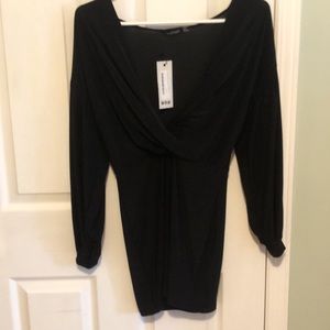 Petite Rachel Balloon Sleeve Bodycon Dress